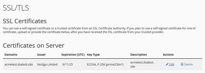 cPanel ACME Install