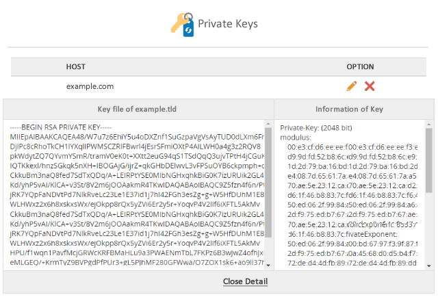 Begin Private Key